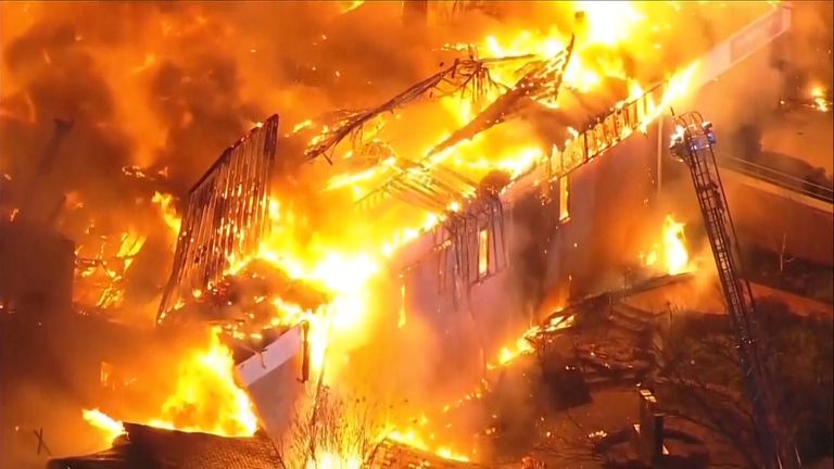 New Jersey church complex burns to the ground