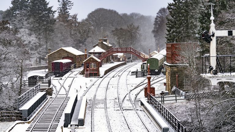 Goathland train station in North Yorkshire