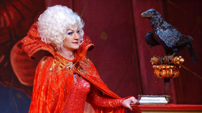 File photo dated 21/12/04 of Paul O&#39;Grady performing as Lily Savage, as the Wicked Queen, in Snow White & The Seven Dwarfs -at the Victoria Palace Theatre, London. TV presenter and comedian Paul O&#39;Grady has died at the age of 67, his partner Andre Portasio has said. The TV star, also known for his drag queen persona Lily Savage, died "unexpectedly but peacefully" on Tuesday evening, a statement shared with the PA news agency via a representative said. Issue date: Wednesday March 29, 2023.
