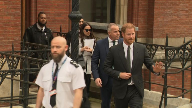 Prince Harry at High Court