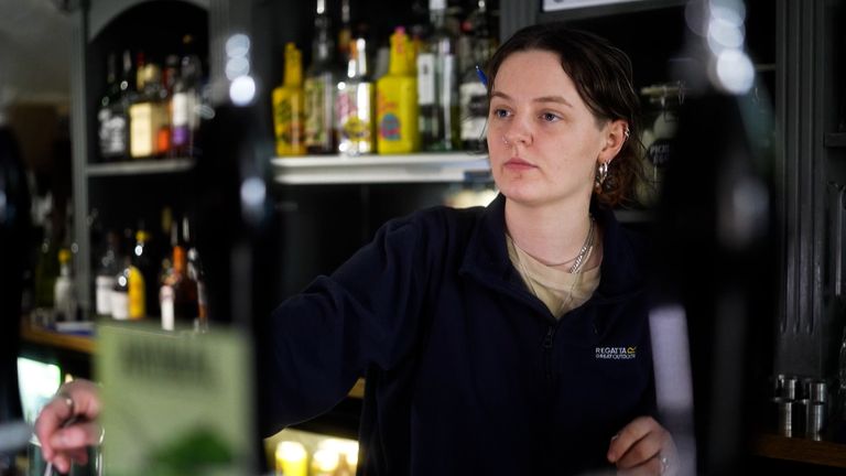 Kira works at the Catherine Wheel in Newbury 