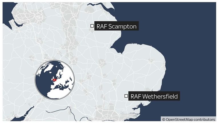 The government is planning to house asylum seekers in former RAF bases 