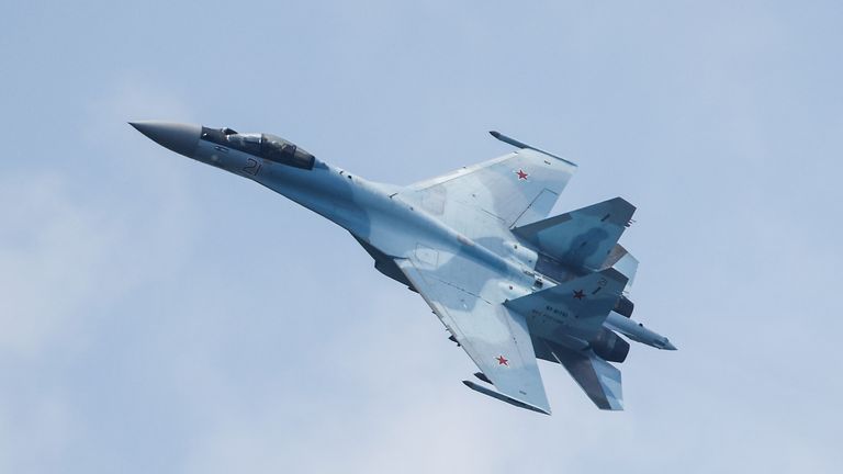 Russia says it scrambled fighter jet to intercept two US bombers over  Baltic Sea | World News | Sky News