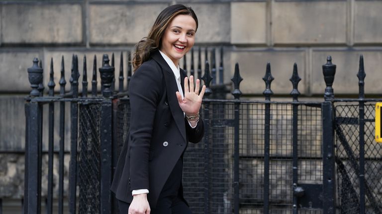 Mairi McAllan MSP arriving at Bute House, Edinburgh, ahead of the first cabinet meeting for Humza Yousaf, the newly elected First Minster of Scotland. Picture date: Wednesday March 29, 2023.