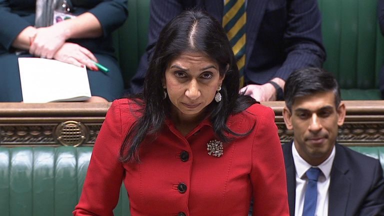 Suella Braverman says the government will &#39;act now to stop the boats&#39;