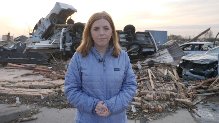 Sky&#39;s Martha Kelner is on the ground in Rolling Fork, Mississippi, where the tornado has caused widespread devastation.