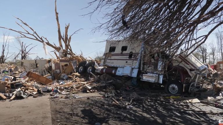 The truck that killed Lonnie and Melissa Pierce