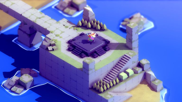 Tunic is a classic Nintendo-style adventure game that casts the player as a fox.Photo: Finge