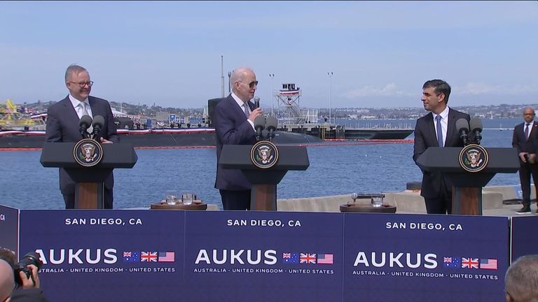 AUKUS submarine deal announced