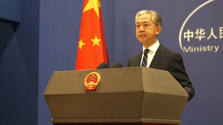 Chinese spokesperson Wang Wenbin