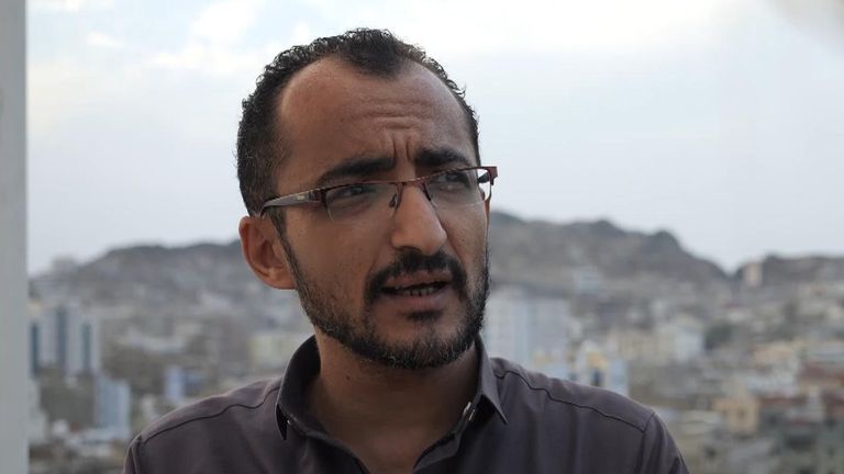 Yemenli gazeteci Hamza Al Jubeyhi 