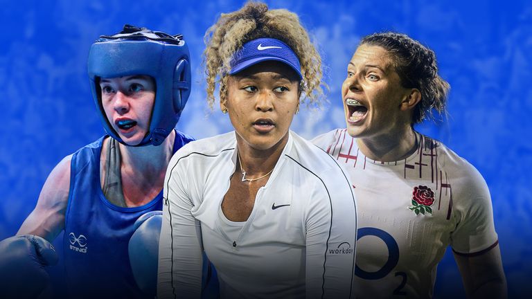 The empowering messages from Abbie Ward and Naomi Osaka are changing the narrative around pregnancy in sport (PA/AP Photo/Getty)
