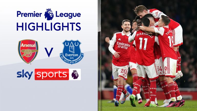 Arsenal 4-0 Everton Premier League highlights Video | TV Show | Sky Sports
