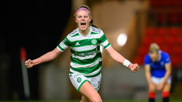 Caitlin Hayes scored a dramatic late equaliser for Celtic 