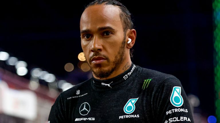 Lewis Hamilton at Saudi GP