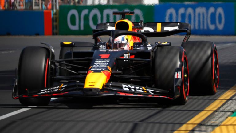 MELBOURNE GRAND PRIX CIRCUIT, AUSTRALIA - MARCH 31: Max Verstappen, Red Bull Racing RB19 during the Australian GP at Melbourne Grand Prix Circuit on Friday March 31, 2023 in Melbourne, Australia. (Photo by Jake Grant / LAT Images)