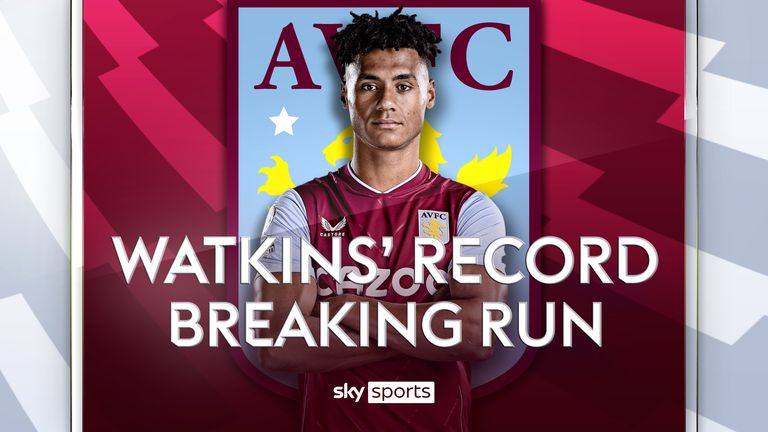 Ollie Watkins' Aston Villa Record Breaking Goal Scoring Run | Video ...