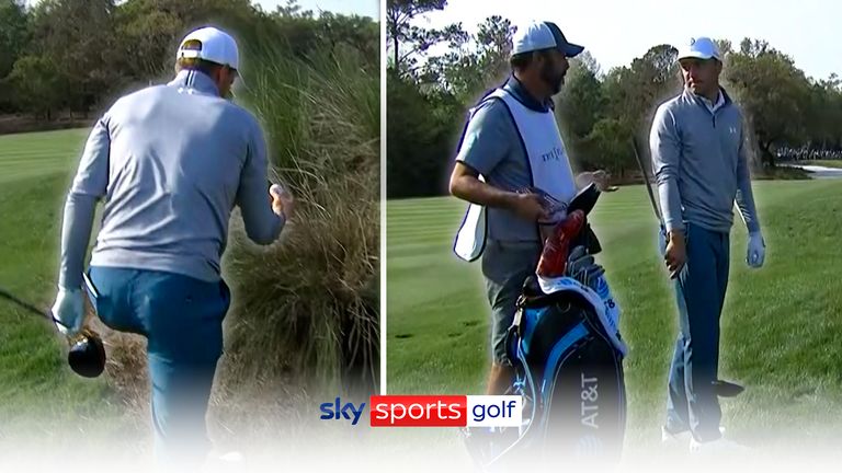‘That’s an awful spot, it will really test him’ | Jordan Spieth settles for double bogey