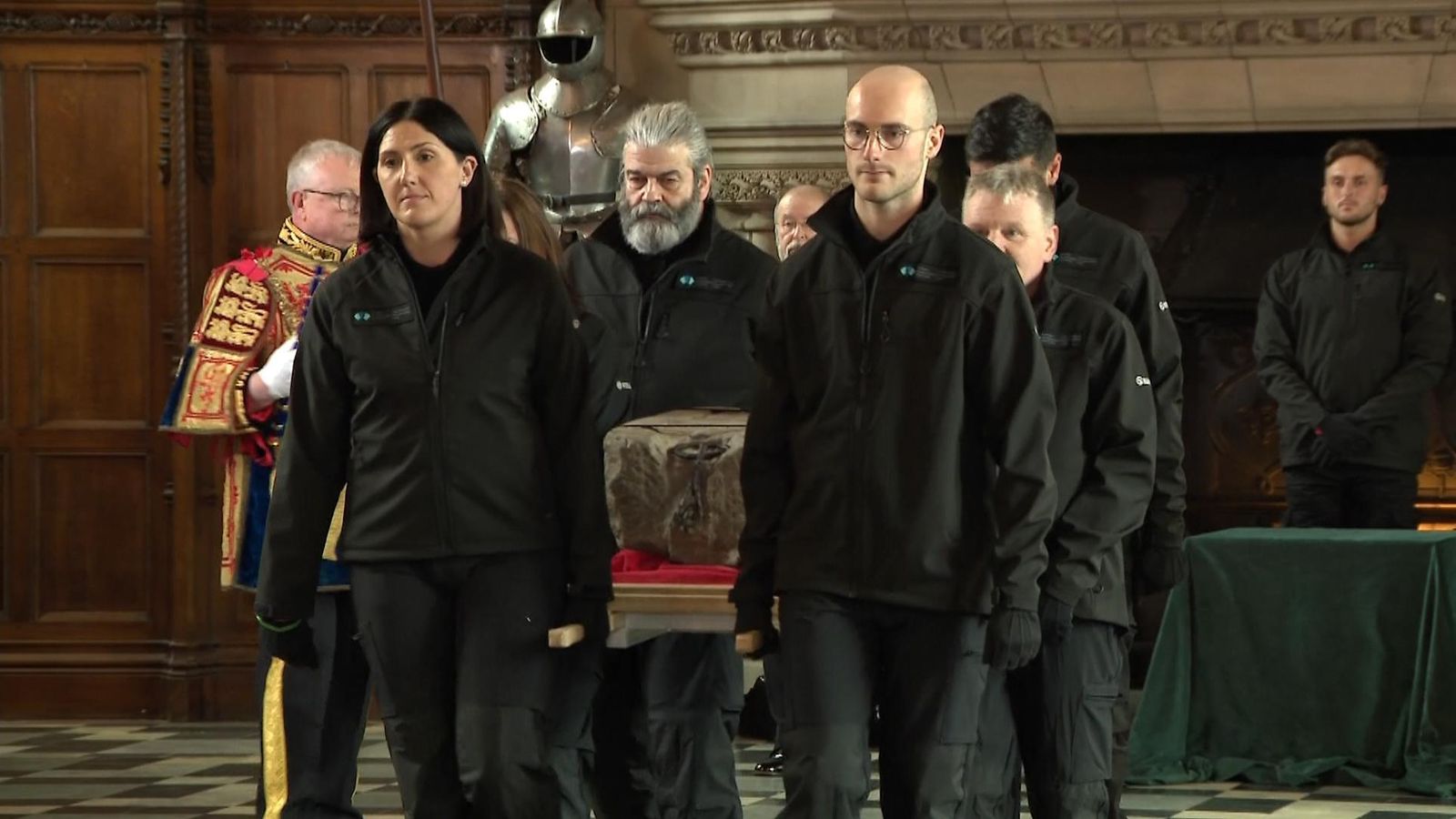 Stone of Destiny leaves Scotland for King's coronation UK News Sky News