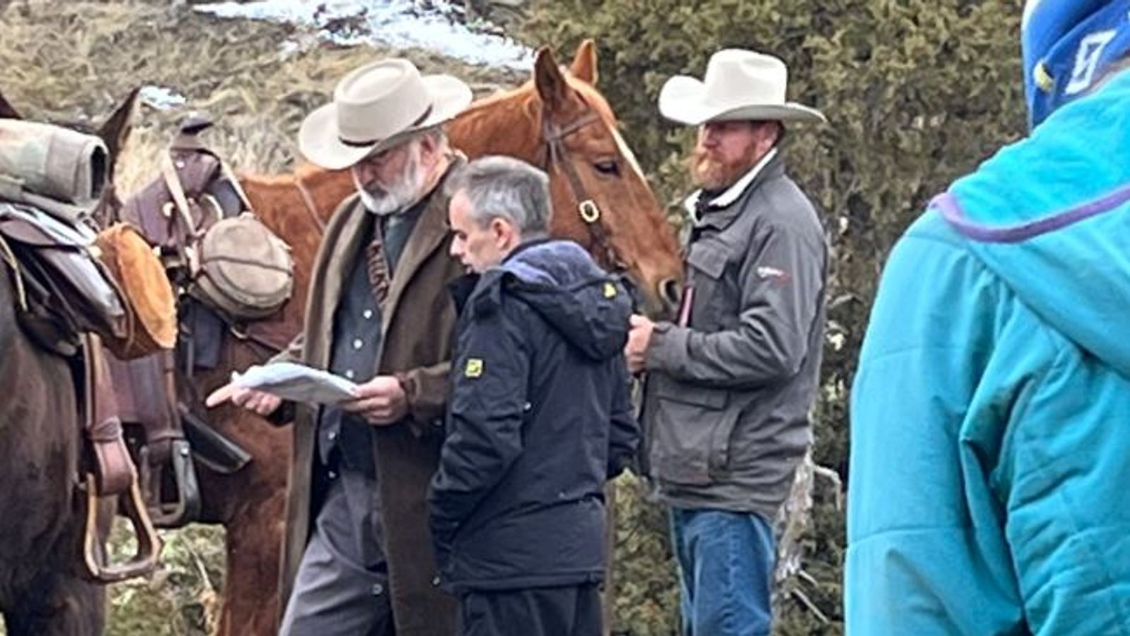 First images of Alec Baldwin on set of Rust after filming resumes