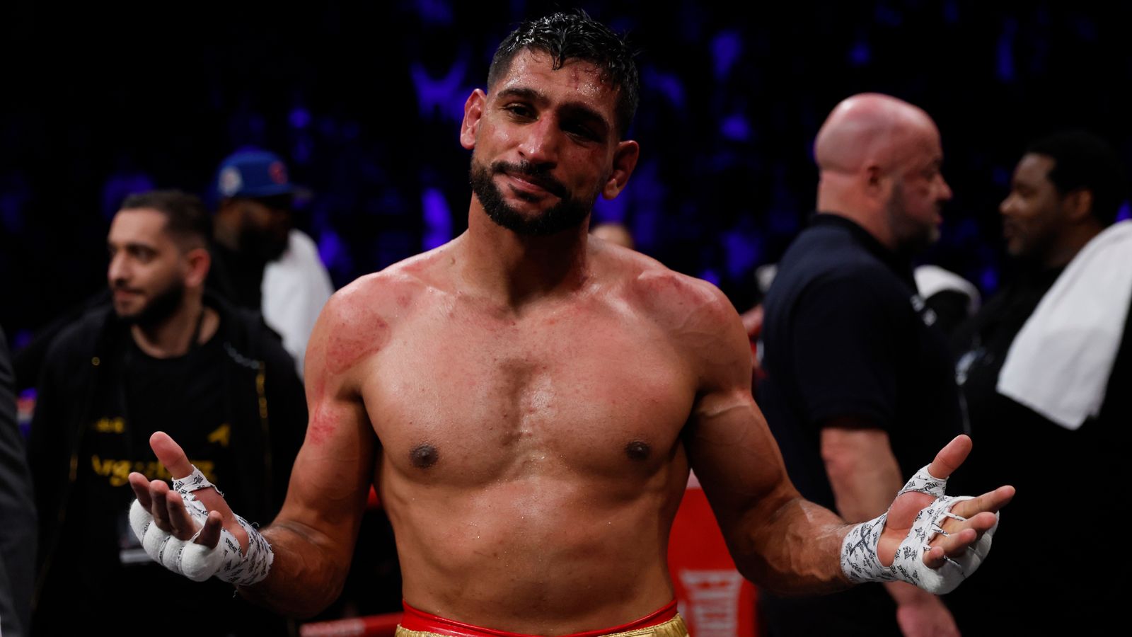 Boxer Amir Khan banned from sport for two years after testing positive for banned substance