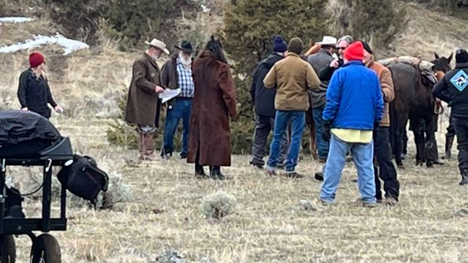 First images of Alec Baldwin on set of Rust after filming resumes