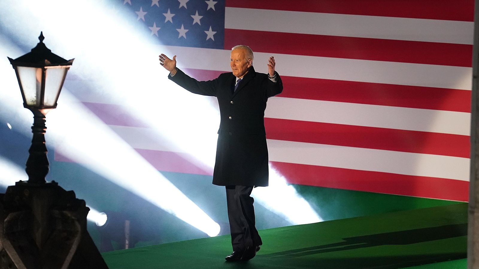 Joe Biden brings his emotional tour of Ireland to a close with a speech in his ancestral home