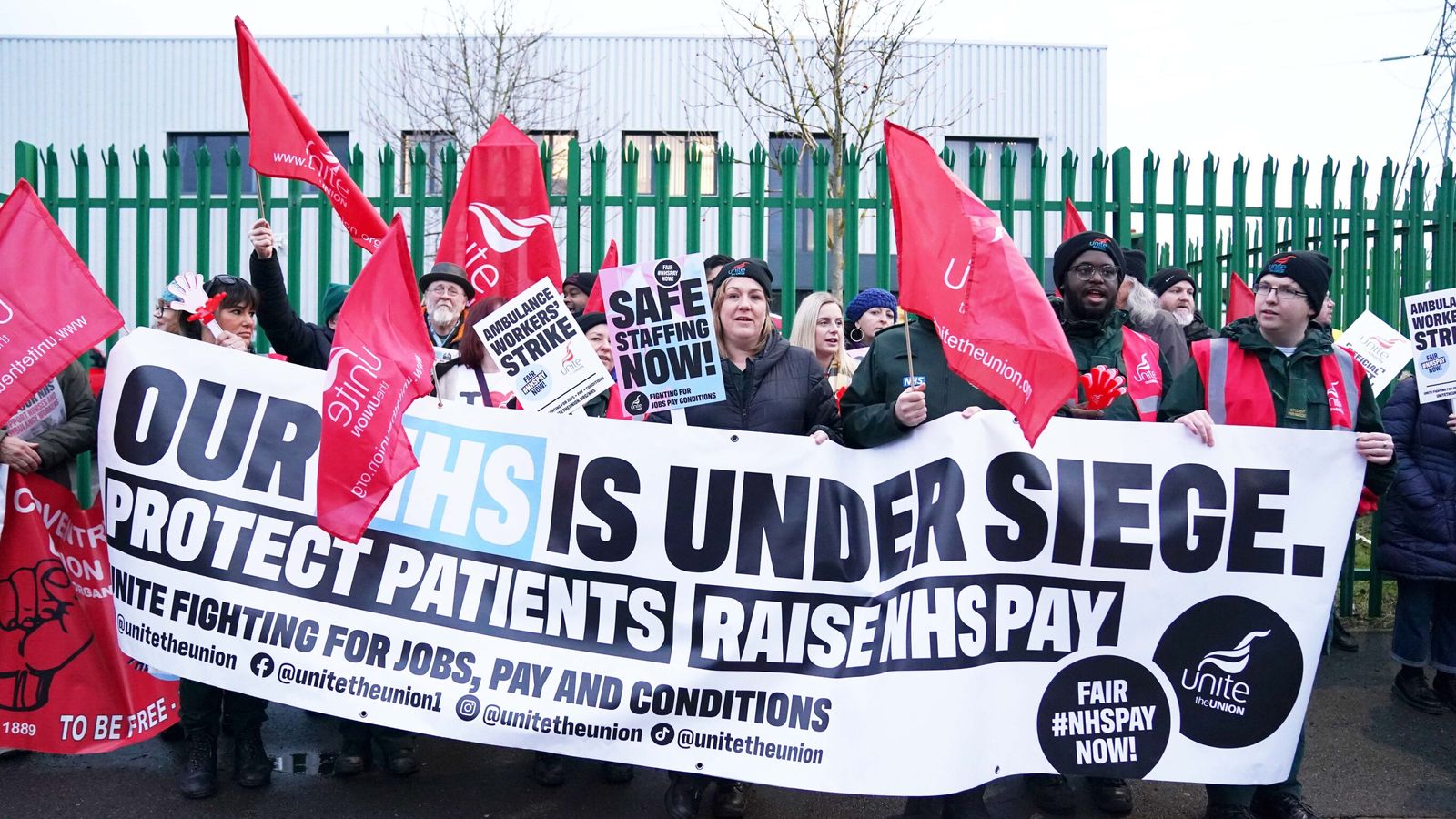 Unite members vote to reject latest NHS staff pay offer - with planned strikes set to go-ahead