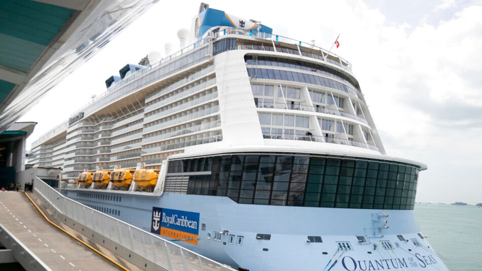 Man on Royal Caribbean cruise ship goes overboard - with rescue operation under way