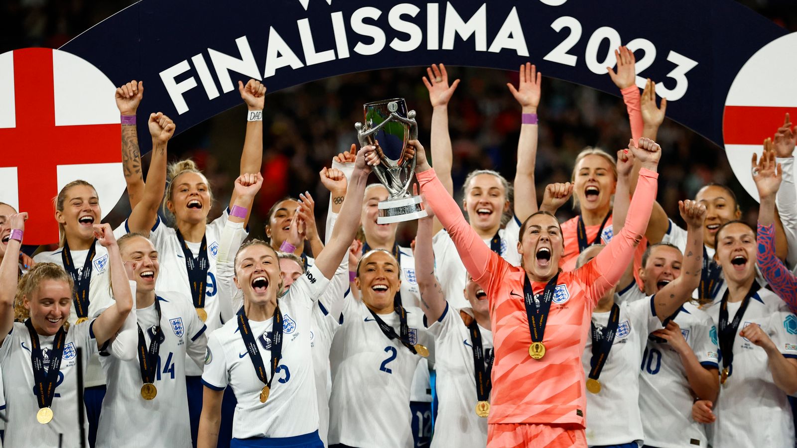 England's Lionesses beat Brazil in first-ever Women's Finalissima after penalty shootout