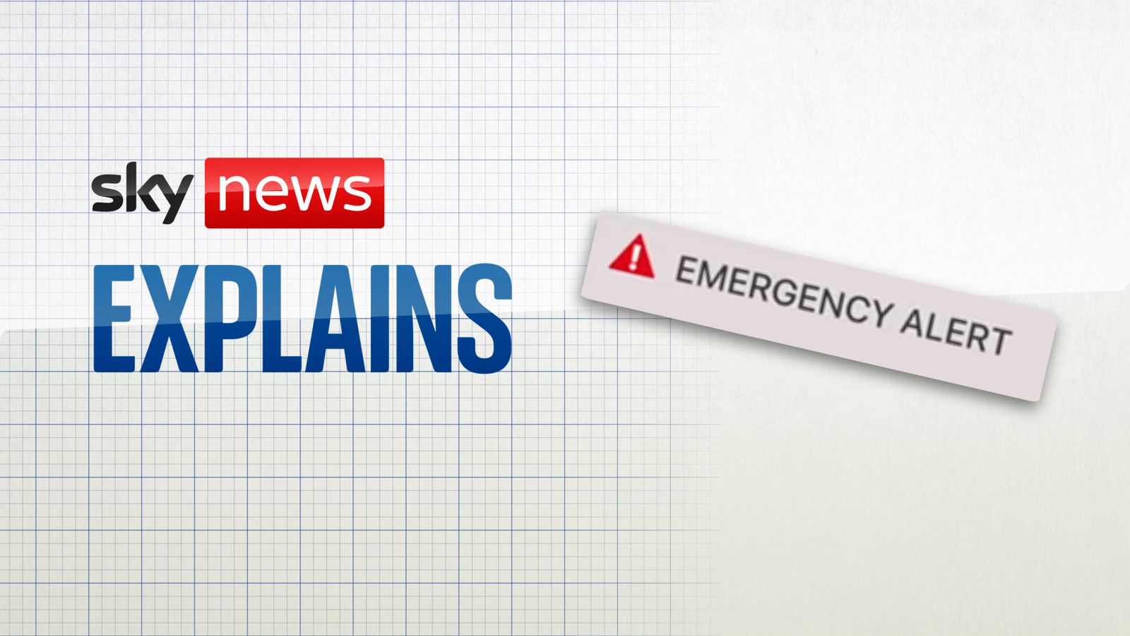 How does the new UK emergency alert system work? UK News Sky News