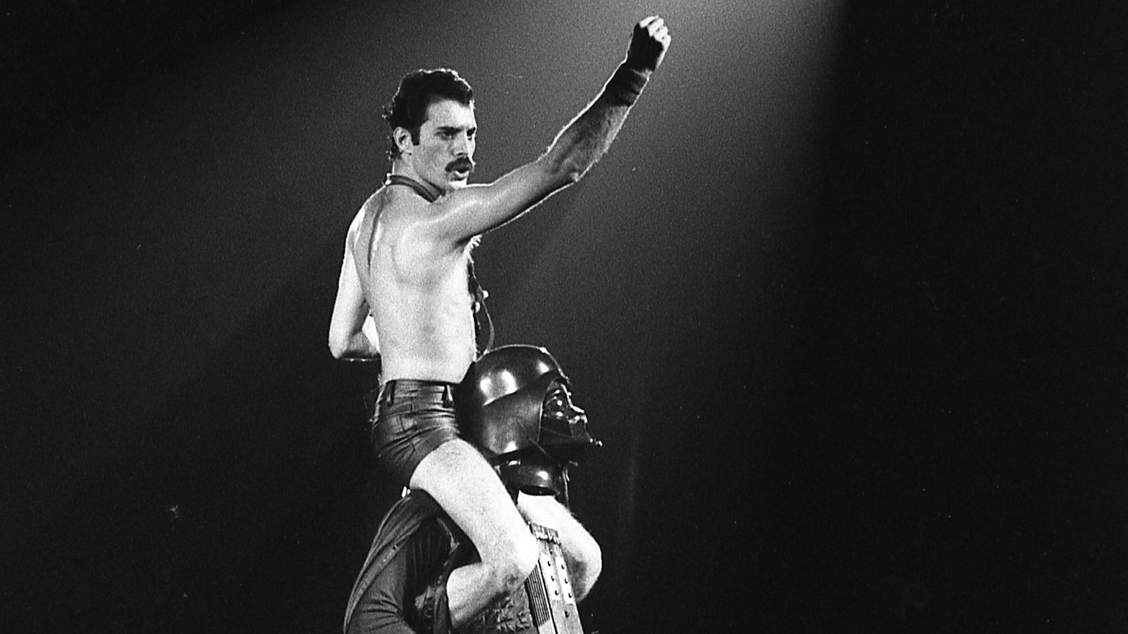Freddie Mercury's leather hotpants sell for thousands of pounds at auction