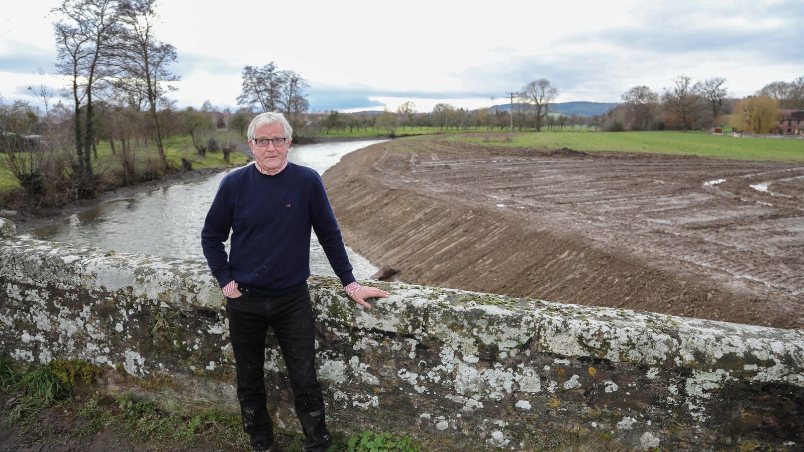 Farmer jailed for 'wanton destruction' of stretch of Herefordshire river