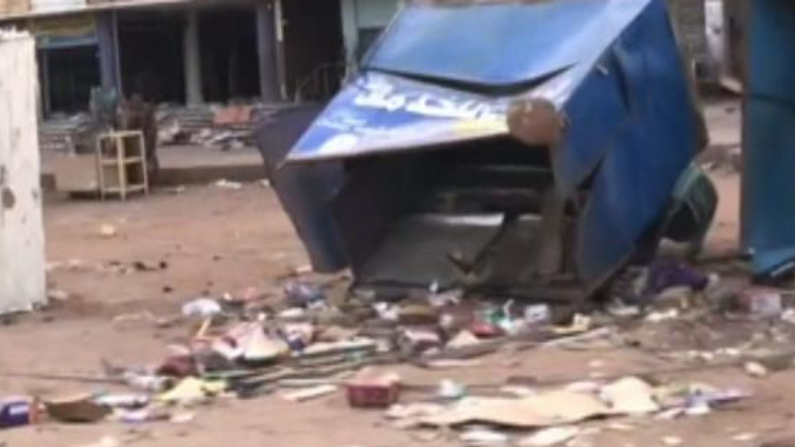 Streets Of Khartoum Are Devastated By Military Conflict World News   Skynews Khartoum Sudan Streets 6132774 