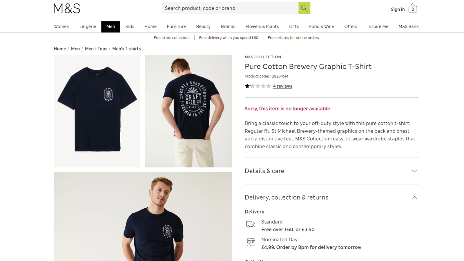 M&S removes T-shirt from website after being accused of 'ripping off' pub name - as Aldi weighs in