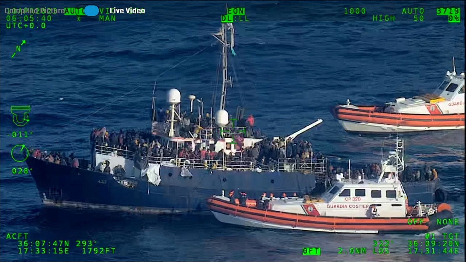 Les garde-côtes italiens travaillent pour sauver 1 200 personnes essayant de traverser la mer Méditerranée |  Nouvelles du monde