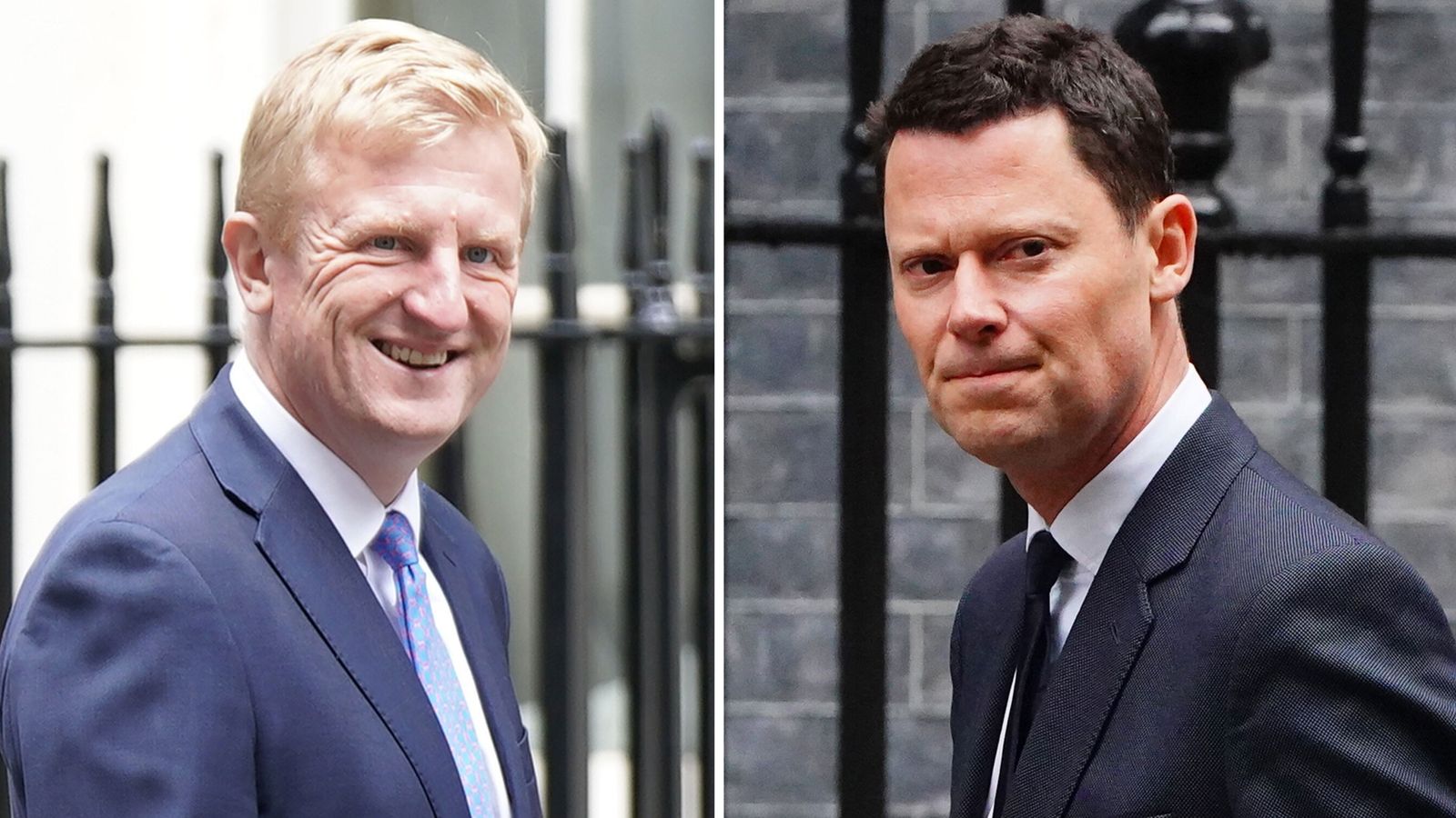 Oliver Dowden becomes new deputy PM and Alex Chalk new justice secretary after Raab resignation over bullying report