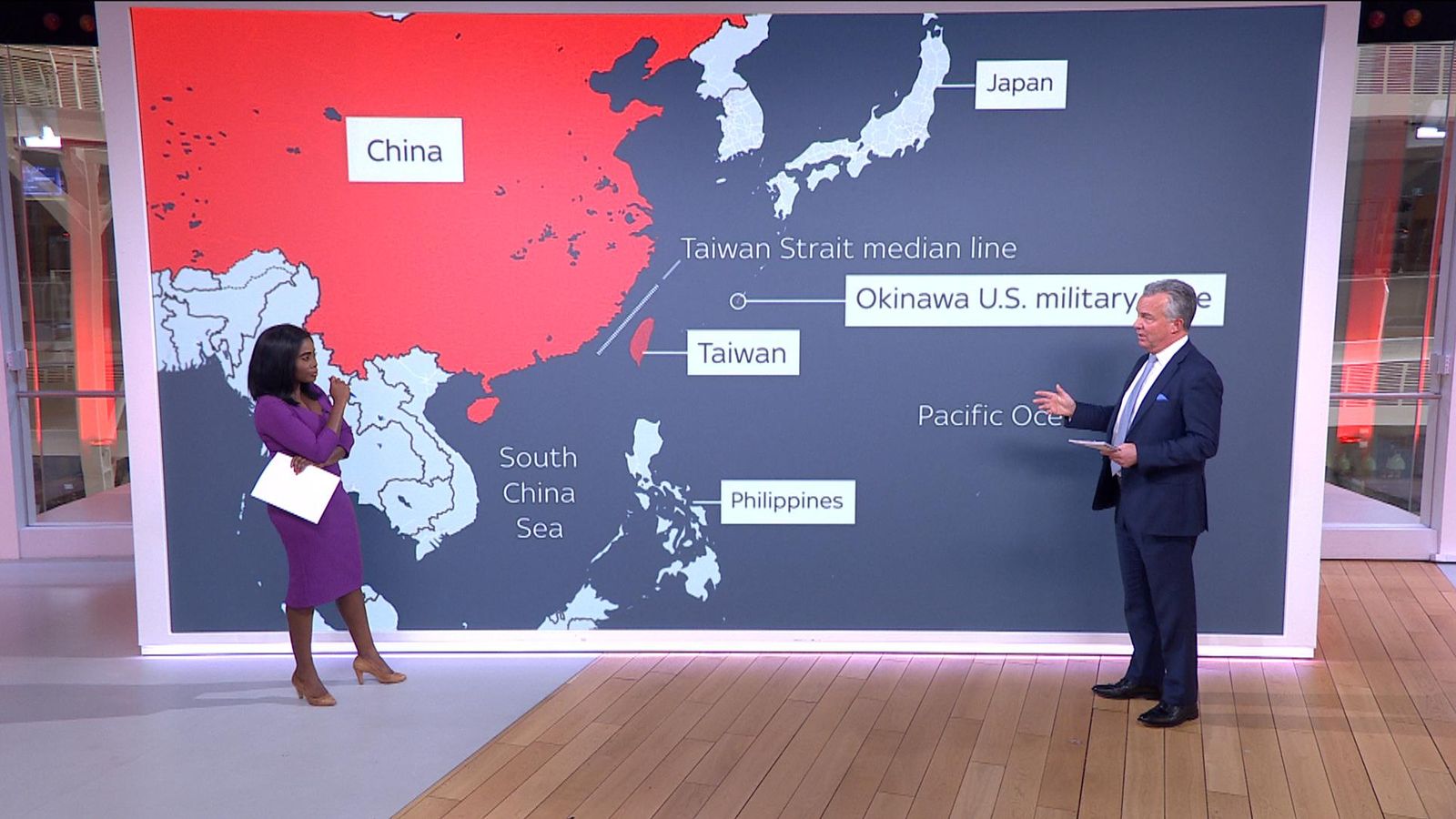 China begins military drills in Taiwan Strait | World News | Sky News