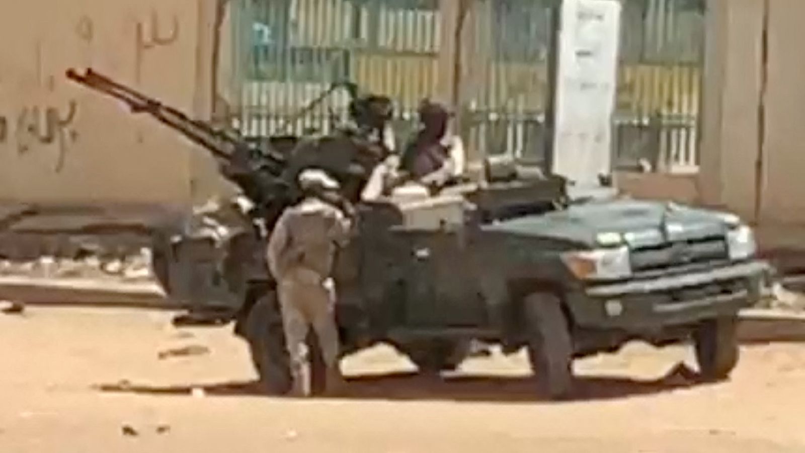 US ambassador forced to shelter as fighting breaks out in Sudan's capital