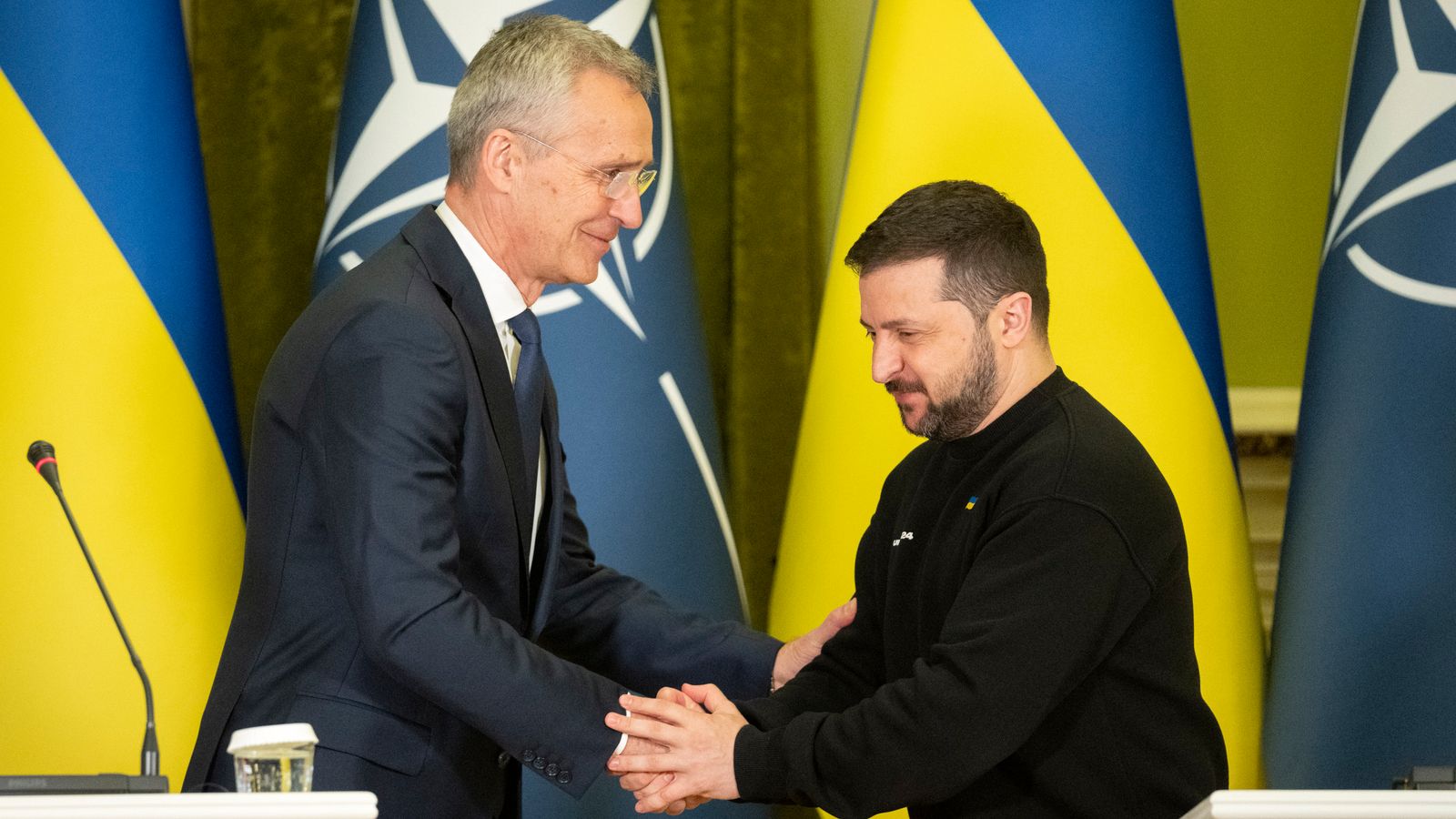 NATO allies 'agree Ukraine will become member'