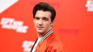 Drake Bell arrives at the world premiere of "The Spy Who Dumped Me" on Wednesday, July 25, 2018 in Los Angeles. (Photo by Jordan Strauss/Invision/AP) 