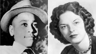 Emmett Till (left) was abducted and murdered after an accusation by Carolyn Bryant Donham (right)