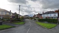 The bull charged at residents on Wells Avenue in the village of Haslington in Crewe, Cheshire Pic: Google Maps 