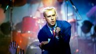 Frankie Goes To Hollywood's singer Holly Johnson performing in 1985. Pic: AP