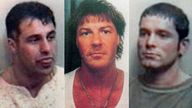 HANDOUT PHOTO - BEST QUALITY AVAILABLE.Undated Essex Police handout photos of (l-r) Patrick Tate, Anthony Tucker and Craig Rolfe, who all died in a 1995 triple gangland killing which came to be known as the "Essex boys murder". Michael Steele, 62, of Great Bentley, Essex, and Jack Whomes, 44, of Brockford, Suffolk, who were jailed for the murders, will learn Wednesday February 22, 2006, whether they have won appeals against their convictions. Defence lawyers have argued that fresh evidence shows a crucial witness at the men's 1998 trial, Darren Nicholls, had entered into media arrangements under which he was to be paid for his story and that he had a financial incentive in their being found guilty. Prosecution lawyers have indicated they will seek a retrial if the convictions are quashed. See PA story COURTS Essex. PRESS ASSOCIATION photo. Picture credit should read: Essex Police/PA.
