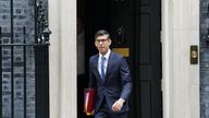 Prime Minister Rishi Sunak departs 10 Downing Street, London, to attend Prime Minister&#39;s Questions at the Houses of Parliament. Picture date: Wednesday April 19, 2023.    