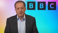 BBC chhairman Richard Sharp statement 