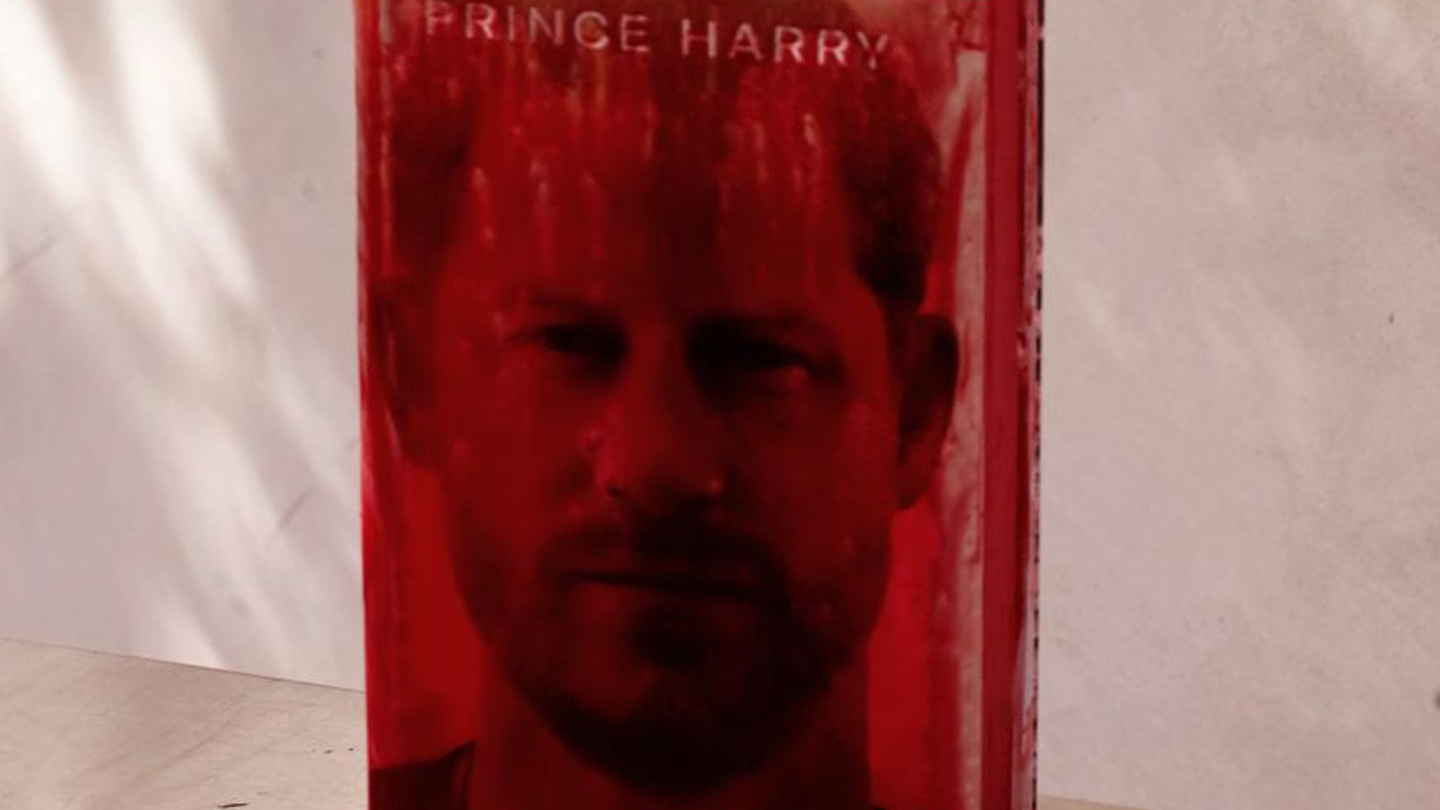 Copies of Prince Harry’s memoir smeared with Afghan blood to go on sale