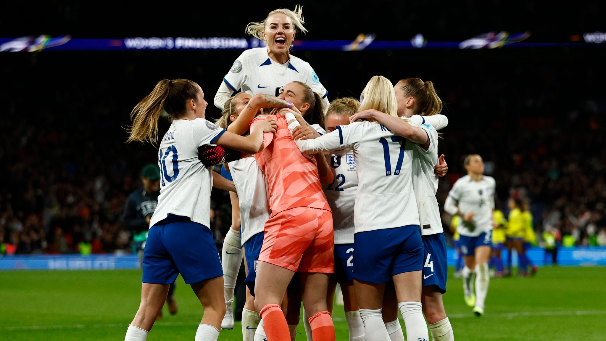 England's Lionesses Beat Brazil In First-ever Women's Finalissima After ...