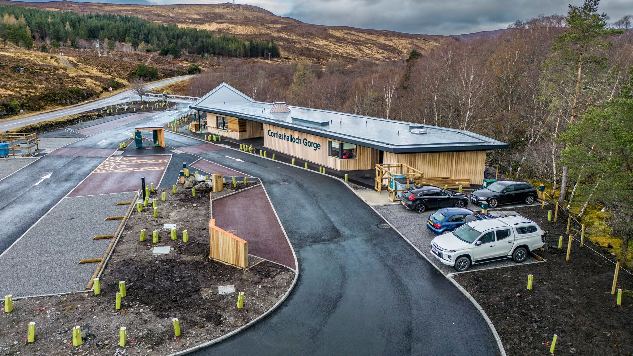 New visitor centre opens at ugly hollow Corrieshalloch Gorge in